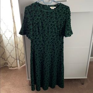 Boden Alexis jersey dress in Amazon enchanted